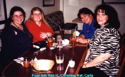 From left: Kim H., Christine, Kat, Carla