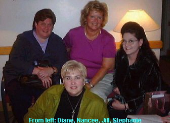 From left: Diane, Nancee, Jill, Stephanie