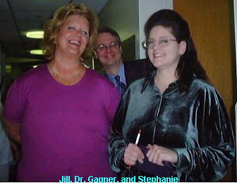 Jill, Dr. Gagner, and Stephanie